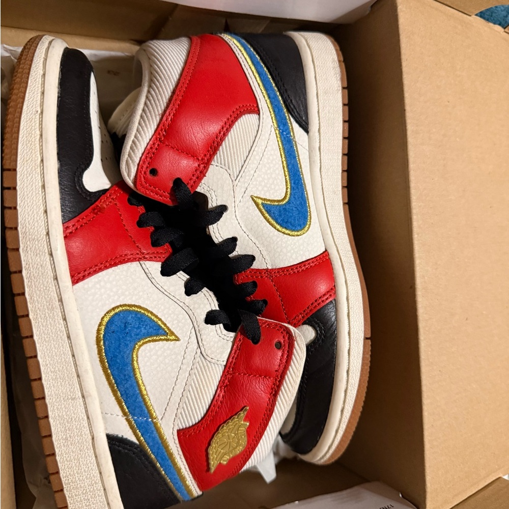 Jordan Women's Sneakers Red White Blue